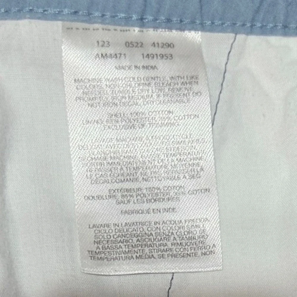 Columbia Shorts Mens 36 Gray Blue Cotton Casual Outdoor AM4471